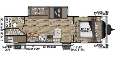 2021 VENTURE SPORT TREK 281VBH in Travel Trailers & Campers in Kelowna - Image 3
