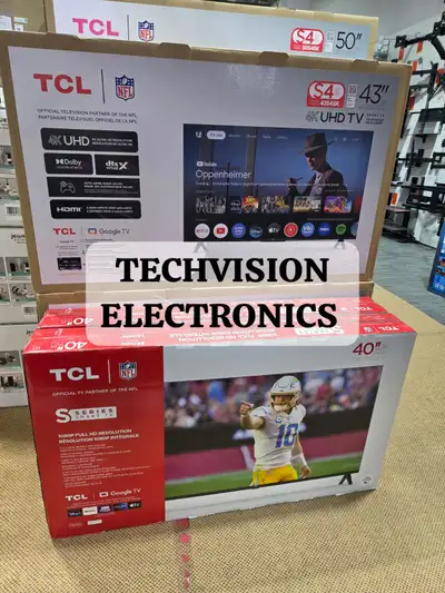 TCL 40" S SERIES SMART GOOGLE QLED TV, View more