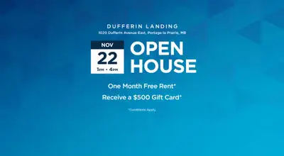 OPEN HOUSE EVENT: Saturday, November 22nd from 1pm - 4pm Live with Broadstreet at Dufferin Landing,...
