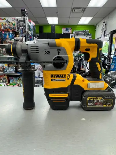 DEWALT 20V MAX XR Rotary Hammer Drill With 6.0AH Battery, View more