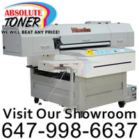 $495/Month Flatbed UV Printer with Direct Printing to Merch