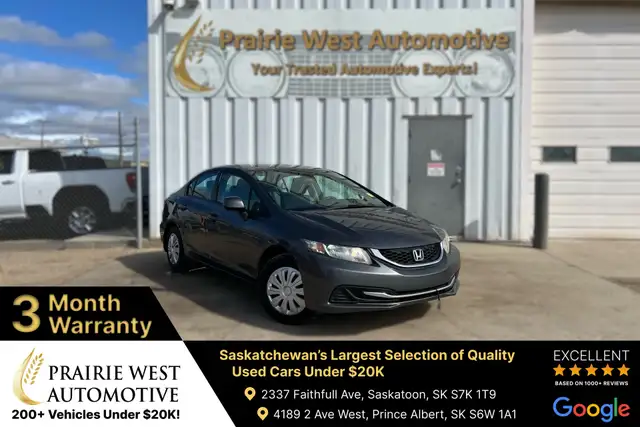 2013 Honda Civic LX |Power Tailgate | 2nd Set of Tires