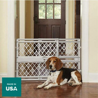 North States MyPet Paws 40" Portable Pet Gate: Expands & Locks i