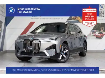 2025 BMW iX Electric Motor AWD Single-Speed Automatic EXTERIOR - OXIDE GREY II METALLIC INTERIOR - M...