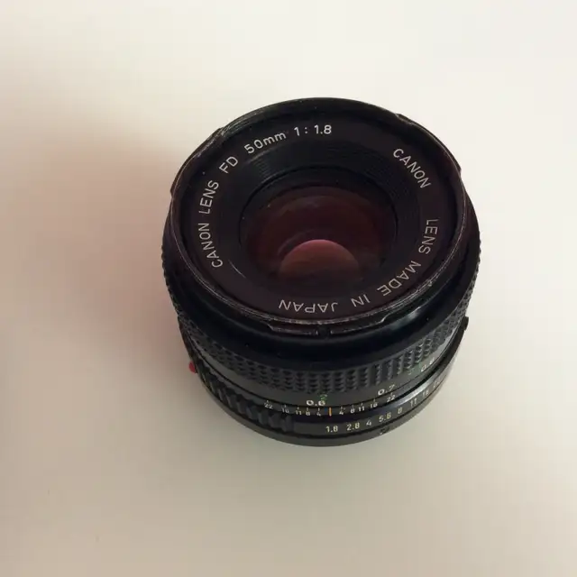 Canon FD 50mm F1.8 Lens in Cameras & Camcorders in Mississauga / Peel Region - Image 2