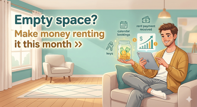 I'll rent your empty space for August $