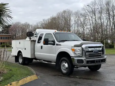 2013 Ford F-350 SD Service Truck 4WD, 6.2L V8 OHV 16V engine, 8 cylinder, 4 door, automatic, 4WD, 4-...