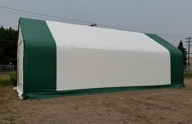 WHOLESALE PRICE: Double Truss Frame  Storage Shelters PVC Fabric in Other in Whitehorse - Image 2