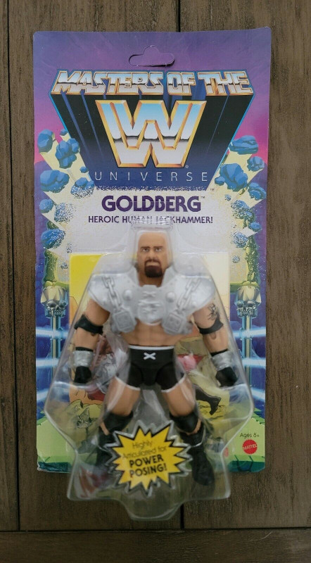 Brand new Goldberg - Masters of the Universe WWE Action Figure in Toys & Games in Hamilton