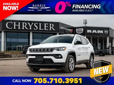 Welcome to Barrie Dodge Chrysler Jeep. The 2026 Jeep Compass North is a brand new compact SUV that b...