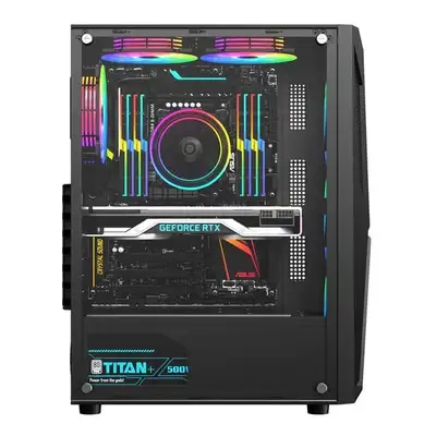 TANK Black ATX Mid Tower Case – TNK-BLK-MTX, View more