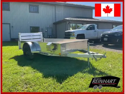 2026 Stronghaul 5x10 All Aluminum Utility Trailer 2990LB GVWR, 3500LB Spring Idler Axle, 15 Inch Rad...