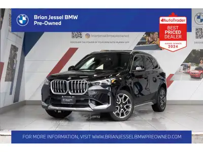 2025 BMW X1 xDrive28i 2.0L 4-Cylinder DOHC 16V TwinPower Turbo AWD 7-Speed Automatic EXTERIOR - BLAC...