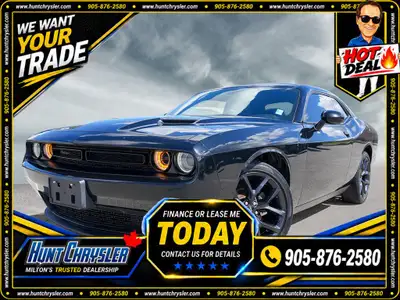 SXT - BLKTOP - 20S - HTD STS - HTD STR - 8.4 SCR - CPL/AND - RMT STRT - CAM - 3.6L V6 - CLASSIC CHAL...