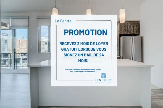 Studio disponible à Gatineau! 3 Mois De Loyer GRATUIT | in Long Term Rentals in Gatineau - Image 2
