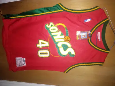 1995 Shawn Kemp Seattle Supersonics NBA m&n jersey 2xl nwt new, View more