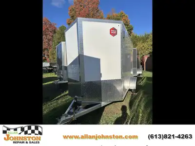 Welcome to Allan Johnston Repair & Sales 2025 Rocklyn 6x12 x 84" high enclosed trailer with barn doo...