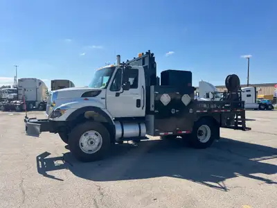 This truck is in great condition overall. It comes complete with 13FT Steel Service Body/Flatbed wit...