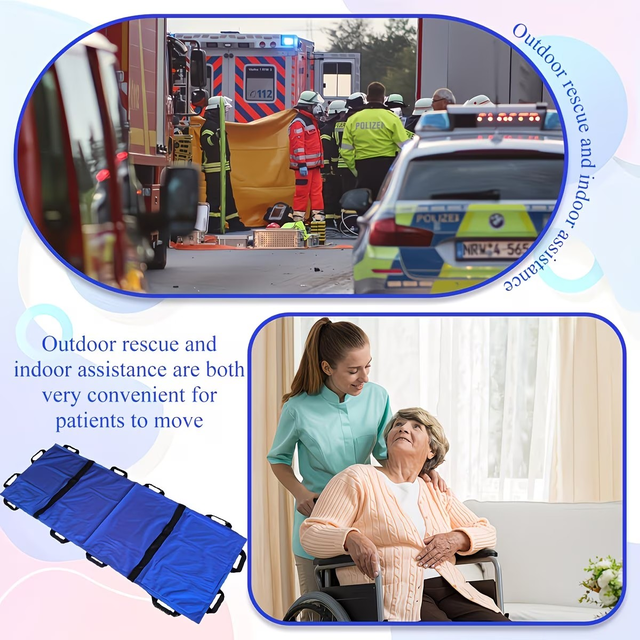 Portable Lightweight Stretcher with 12 Rubber Foam Handles in Health & Special Needs in Mississauga / Peel Region - Image 3