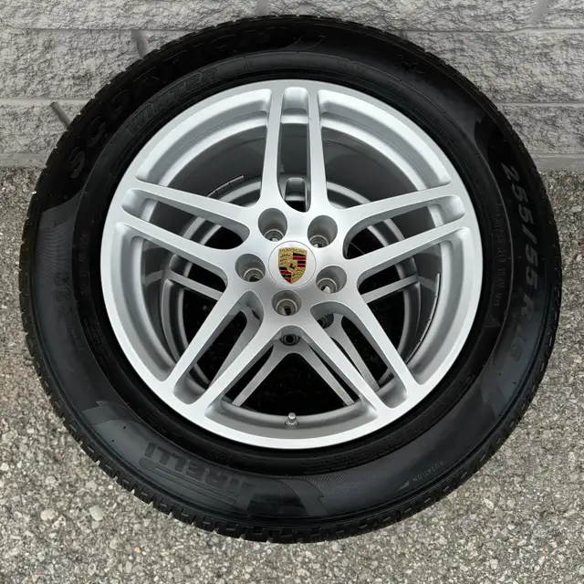 (85%) 4x Porsche Macan 18" OEM Winter Wheels Package in Tires & Rims in City of Toronto - Image 10