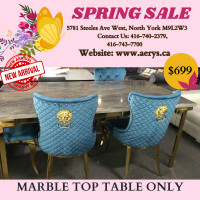 Furniture Spring Sale on Marble Dining Tables!!! Shop Now!!