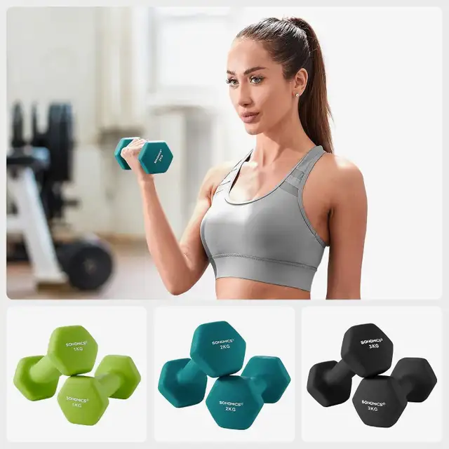 SONGMICS Hex Dumbbell Set - Best Price · Ships Free in Exercise Equipment in Ottawa - Image 4