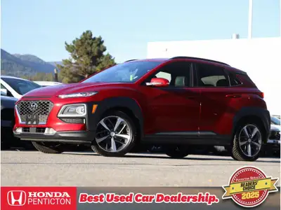 2020 HYUNDAI KONA ULTIMATE - NO ACCIDENTS - ONE OWNER - BC VEHICLE - NAVIGATION - BACKUP CAMERA - HE...