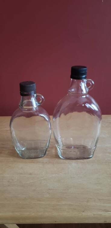 two craft glass bottles, 8inch and 7 inch, $5.00 for both in Hobbies & Crafts in Pembroke