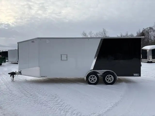 2026 Weberlane Aluminium 7' x 23' 2 essieux 2 rampes skidoo moto in Cargo & Utility Trailers in Laval / North Shore - Image 5