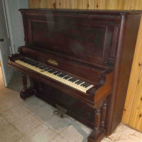 ANTIQUE WOOD PIANO - NEWCOMBE TORONTO - FREE