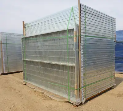 NEW CONSTRUCTION FENCE GALVANIZED & POWDER COATED, View more