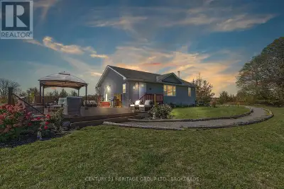 Country home nestled on nearly 4 private acres! This well-maintained property offers 3 bedrooms on t...