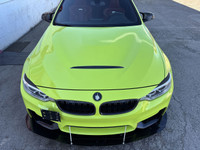 LIME GREEN WRAP | LOTS OF MODS | TWIN TURBO 3.0L This 2015 BMW M4 delivers a potent blend of motorsp... (image 1)