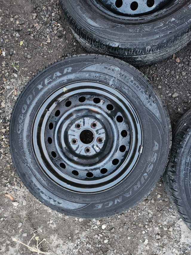 215 60 16 - WHEELS - ALL SEASON - SET OF 4 - TOYOTA CAMRY 5x114 in Tires & Rims in Kitchener / Waterloo - Image 2