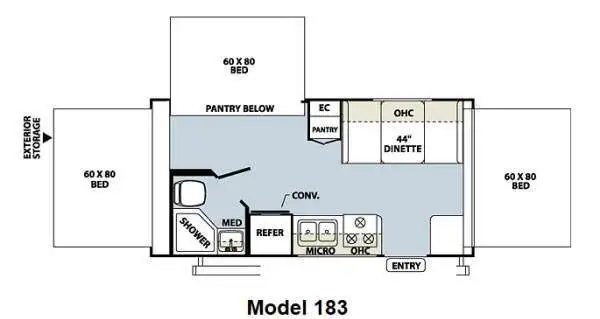 2013 Forest River RV Rockwood Roo 183 in Travel Trailers & Campers in Ottawa - Image 3
