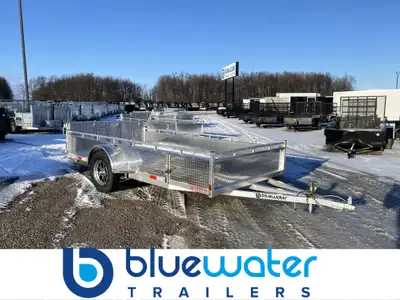Canadian Mennonite Built Single Axle Aluminum Utility Trailer is $4,210.00 or $84.20/month! Ord: E18...