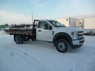 NEW 8’x11’-3” SWS Deck Truck not for sale Wood Floor 2x8” smooth rear apron 12”x1/4” 4" channel long...