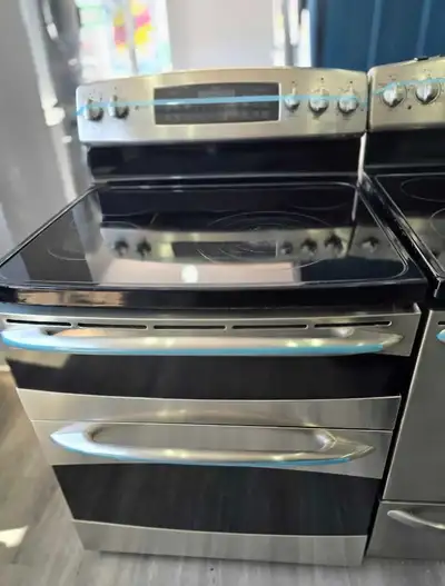 WOW GE 30" STAINLESS STEEL ELECTRIC STOVE DOUBLE OVEN, View more