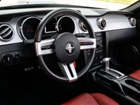 2007 Ford Mustang GT Convertible White Exterior on Red Interior and Powerful 8-Cylinder Engine. This... (image 8)