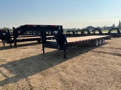 Trailers located in Westlock, AB NEW 2026 SWS 8.5 x 30' Gooseneck Trailer Tri Axle 3 x 7000 lb Axles...