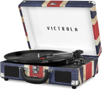 Victrola Vintage 3-Speed Bluetooth Suitcase Turntable w Speaker