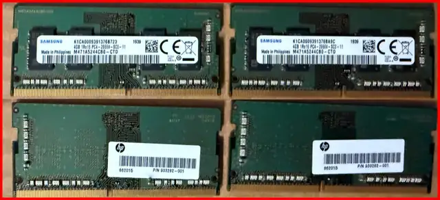 Mémoire 4 Gb DDR 4 pour ordinateur portable in System Components in Saguenay - Image 2