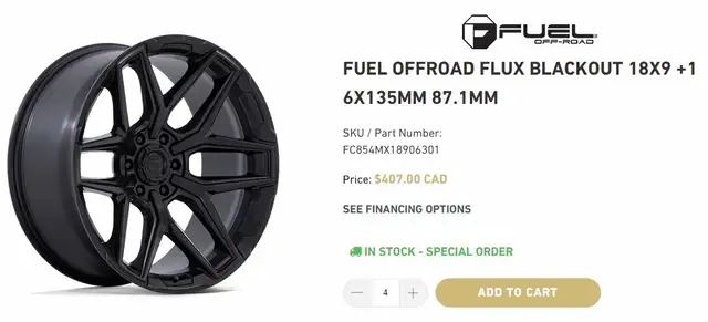 2004–2026 Ford F-150 Fuel FLUX Rims with Goodyear Duratrac Tires in Tires & Rims in Edmonton - Image 10