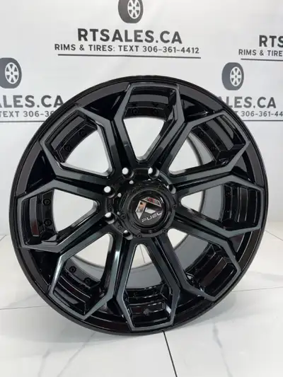 Set of 4 NEW Rims Gloss Black/ DDT FITS: Ford F-250 F-350 Super Duty Rim Size 20x10 Bolt Pattern 8x1...