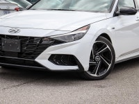 Recent Arrival! Odometer is 26705 kilometers below market average! Polar White 2023 Hyundai Elantra... (image 1)