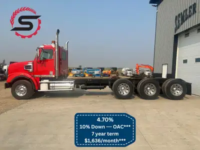 1 Owner! 2015 FREIGHTLINER CORONADO 122SD Tri Drive Day Cab Truck or Cab and Chassis Tridem Located...