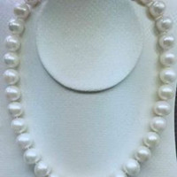 Pearls Genuine Natural 11-12mm Australian South Sea White Pearl