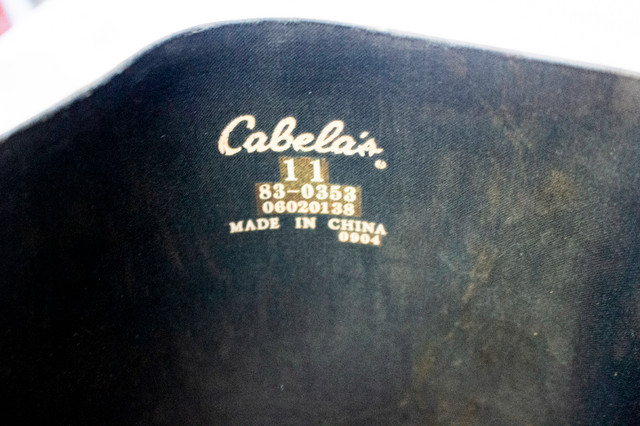 Cabela's Waterproof Rubber Boots Size 11 in Men's Shoes in Thunder Bay - Image 3