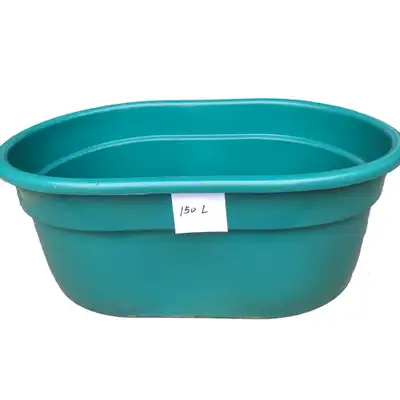 NEW 60L , 150L & 380L LARGE PLASTIC FEEDER & WATERER ANIMAL TUB, View more