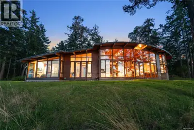 Introducing the iconic Book Lovers House—one of Sidney Island’s most exceptional waterfront residenc...